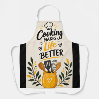 Koken Maakt het Leven Beter – Modern Keuken Schort