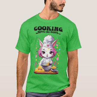 Koken maakt me blij t-shirt
