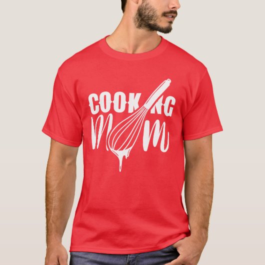 Koken Mama Kook Mama Grappig T-shirt (Voorkant)