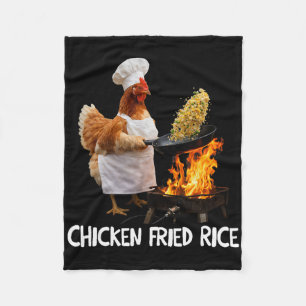Koken Meme Kip Chef Grappige Humor Kip Gebakken Fleece Deken