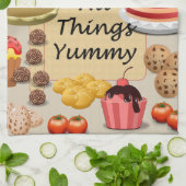Koken met alle lekkers theedoek (Gevouwen)