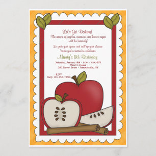 Koken met appeluitnodigingen kaart