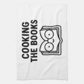 Koken met de Boeken - Grappige Boekhoudkundige Pun Theedoek (Verticaal)