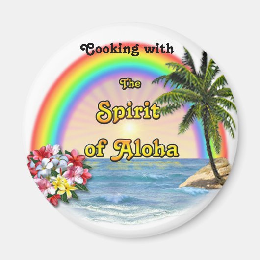 Koken met de Geest van Aloha Magneet (Voorkant)