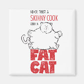 Koken met Fat Cat - Magneet 2 (Voorkant)