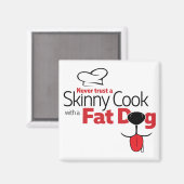 Koken met Fat Dog - Magnet (Voorkant / Achterkant)