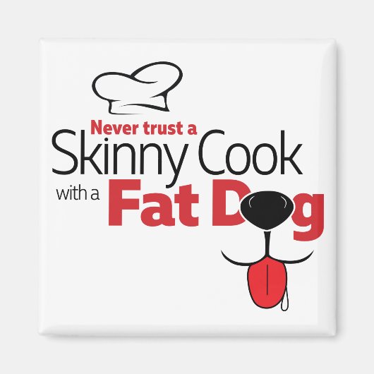Koken met Fat Dog - Magnet (Voorkant)