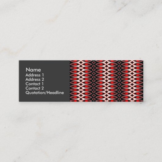 Koken met gas mini visitekaartje (Voorkant)