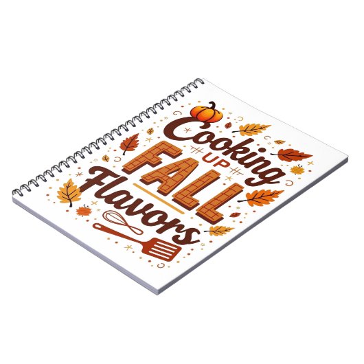 Koken met herfstsmaken notitieboek (Linkerzijde)