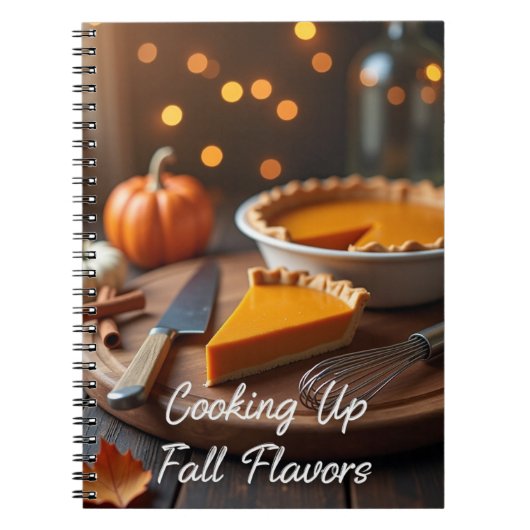 Koken met herfstsmaken notitieboek (Voorkant)