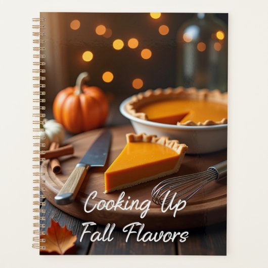 Koken met herfstsmaken planner (Voorkant)