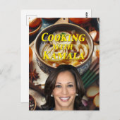 Koken met Kamala Briefkaart (Voorkant / Achterkant)