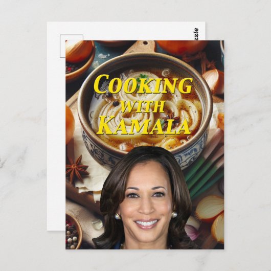 Koken met Kamala Briefkaart (Voorkant / Achterkant)