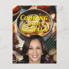 Koken met Kamala Briefkaart