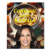 Koken met Kamala Foto Afdruk (Voorkant)