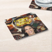 Koken met Kamala Kartonnen Onderzetters (Schuin)