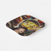 Koken met Kamala Papieren Bordje (Gebogen)