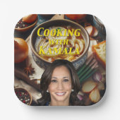 Koken met Kamala Papieren Bordje (Voorkant)