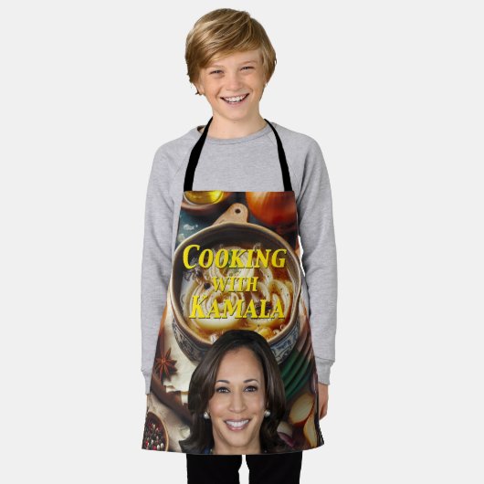 Koken met Kamala Schort (Gedragen)