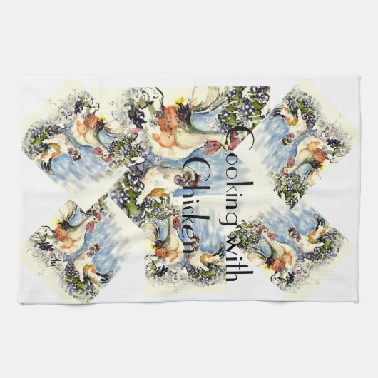 Koken met kip theedoek (Horizontaal)