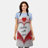 Koken met liefde All-Over Print Schort (Gedragen)