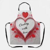 Koken met liefde All-Over Print Schort (Voorkant)