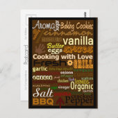 Koken met liefde | Blue Beach Song™-Briefkaart Briefkaart (Voorkant / Achterkant)