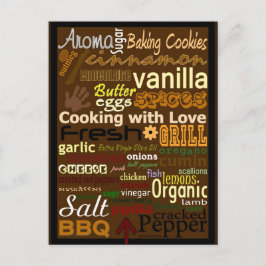 Koken met liefde | Blue Beach Song™-Briefkaart Briefkaart