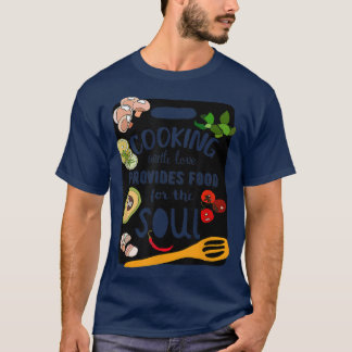 Koken met liefde, eten voor de solChef Cook T-shirt