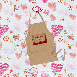 Koken Met Liefde Hart Herinnering Schort