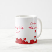 Koken met liefde hart Mok (Voorkant rechts)