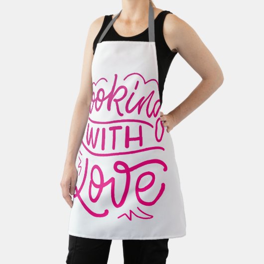 Koken met liefde schorten (Insitu)