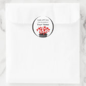 Koken met liefde Sticker (Tas)