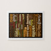 Koken met liefde Word-Art Puzzel (Horizontaal)