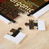 Koken met liefde Word-Art Puzzel (Zijkant)