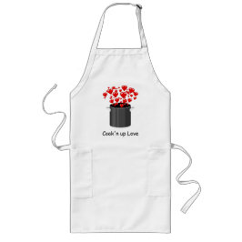Koken met Love Apron 6 Lang Schort
