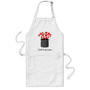 Koken met Love Apron 6 Lang Schort