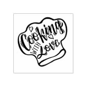 Koken met Love Chef's Pet Rubberstempel (Afrduk)
