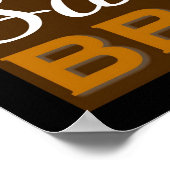 Koken met Love WordArt™-Poster Poster (Hoek)