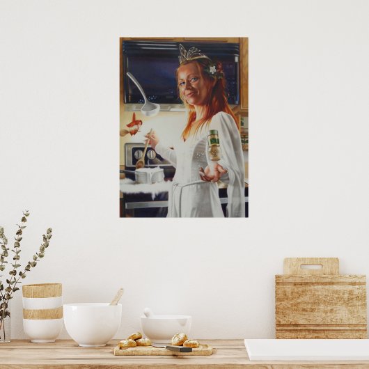 "Koken met magie" Poster (Keuken)