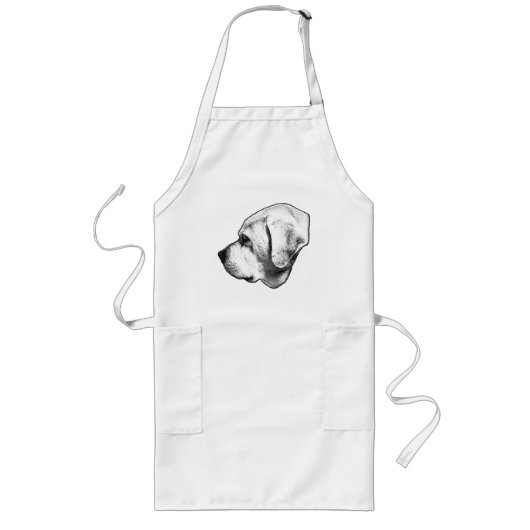 Koken met mijn beste helper lang schort (Voorkant)