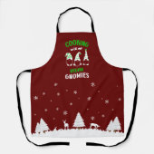 Koken met mijn Vegan Gnomies, Schort van Vegan keu (Voorkant)