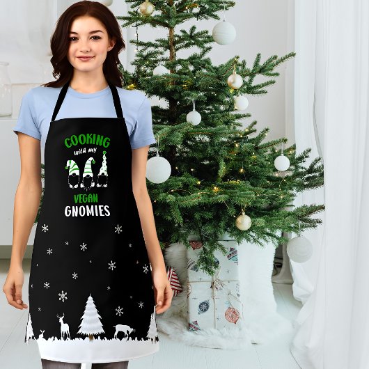 Koken met mijn Vegan Gnomies, Schort van Vegan keu