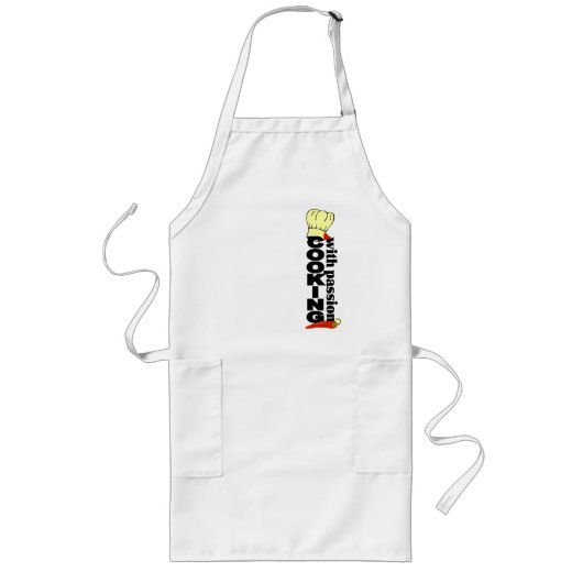 Koken met schort van passie (Voorkant)