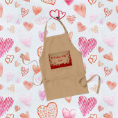Koken met Schort voor Love Heart Memory