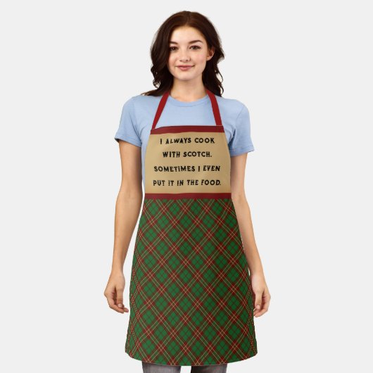 Koken met Scotch Schort (Gedragen)