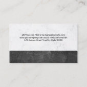 Koken met specerijen in een potje visitekaartje (Achterkant)