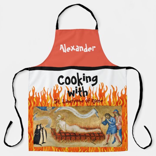 Koken met St. Lawrence All-Over Print Apron Schort (Voorkant)