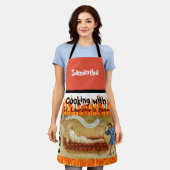 Koken met St. Lawrence All-Over Print Apron Schort (Gedragen)