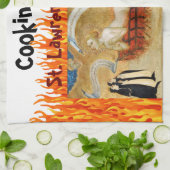 Koken met St. Lawrence of Rome (M 022) Theedoek (Gevouwen)